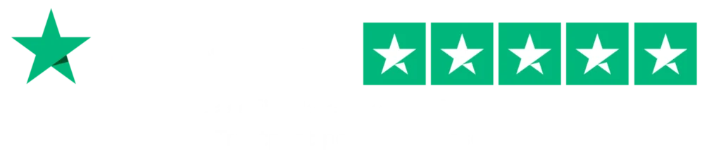 Resumo visual com 5 estrelas no Trustpilot - IPTV Portugal avaliado como Excelente por mais de 950 pessoas
